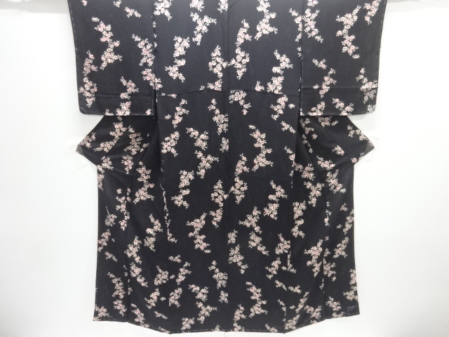 JAPANESE KIMONO / UNUSED KOMON / FLOWER 